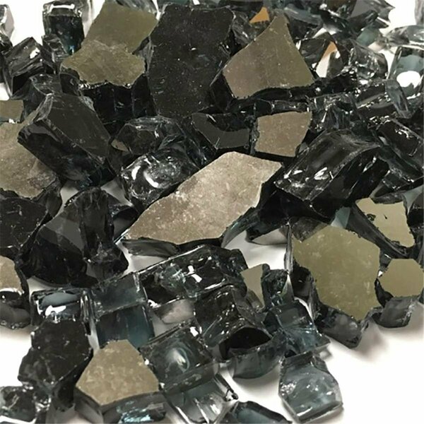 Calle Recycled Chunky Glass Black - Small - 0.25-0.5 in. - 5 lbs CA2759566